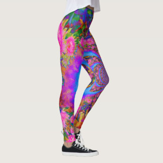 Legging campos de girassol para sempre - rosa