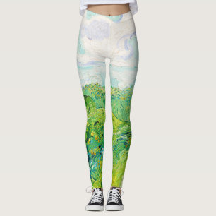 Legging Campos de Trigo Verde, Van Gogh