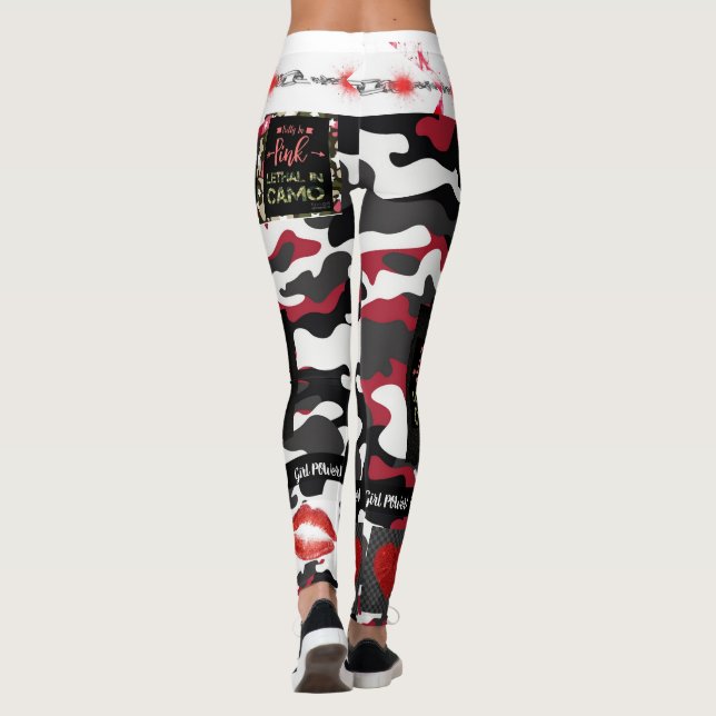 Legging camuflagem (Verso)