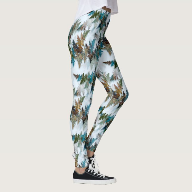 Legging Camuflagem Árctica Fractal (Direita)