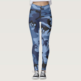 Legging Camuflagem Azul marinho, Militar, Exército