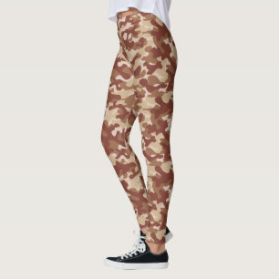Legging Camuflagem Bege Deserto
