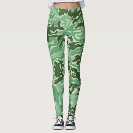 Legging Camuflagem Camo Verde Amarelo