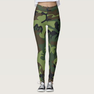Legging Camuflagem Camos Brown preto verde