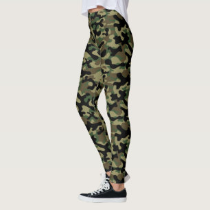 Legging Camuflagem Caqui Florestal