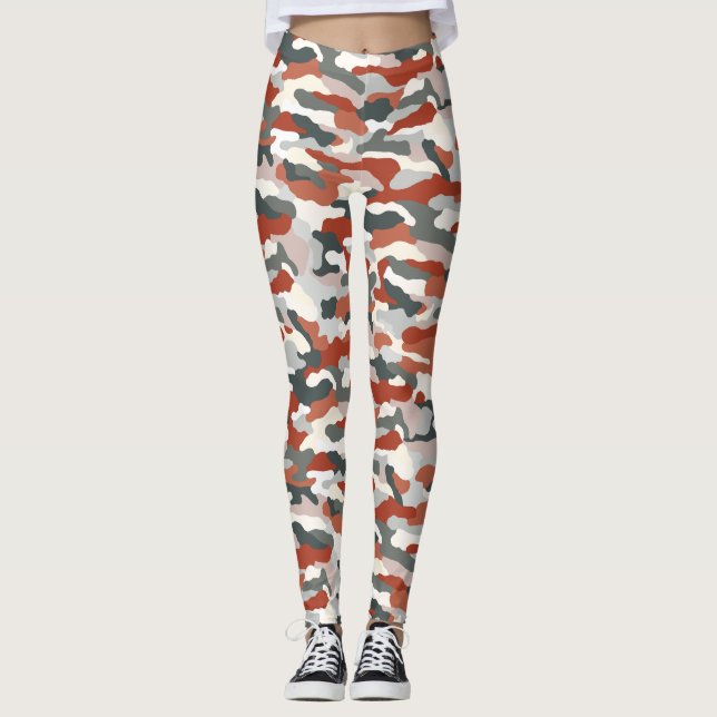 Legging Camuflagem de outono (Frente)