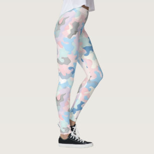 Legging Camuflagem de Pastel Leve