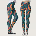 Legging Camuflagem de Selva de Cobra de Laranja Legal Tren<br><div class="desc">Estas leggings legal estão a vangloriar-se de um Cobra Colorido abstrato contra um fundo de folhas escuras. Este intrincado e moderno design de pele de píton exalta vibração, assegurando que você se destaca da multidão e servindo como uma boa camuflagem em ambientes inspirados na selva. Sinta-se exclusivamente energizado à medida...</div>