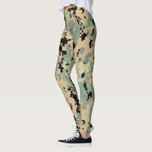 Legging Camuflagem Digital – Grande padrão de camuflagem