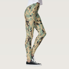 Legging Camuflagem Digital – Padrão de camuflagem Tan-Gree