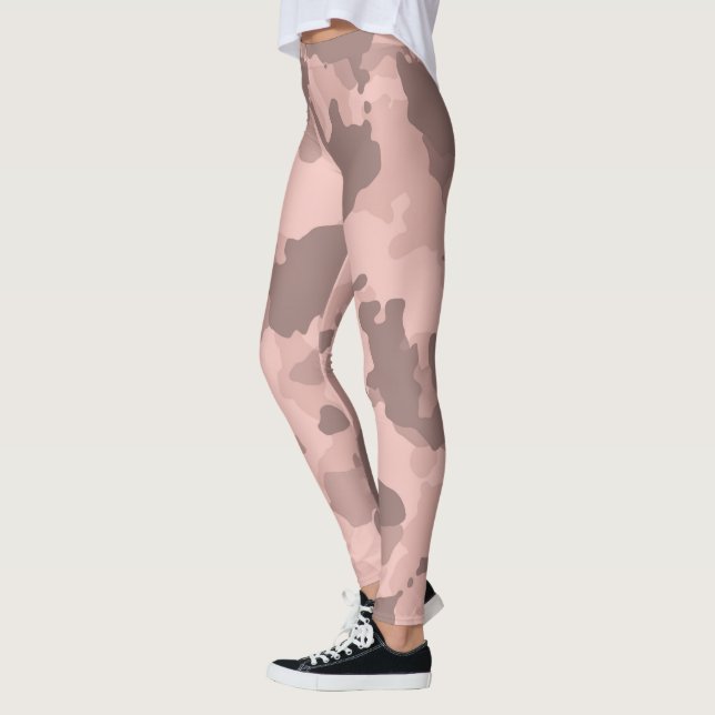 Legging Camuflagem Dourado Rosa Padrão Militar (Esquerda)