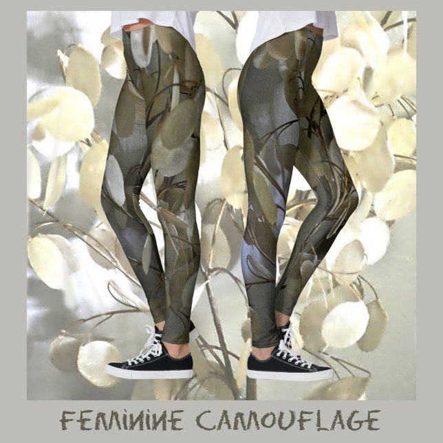 Legging Camuflagem Feminina Cinza e Verde (Criador carregado)