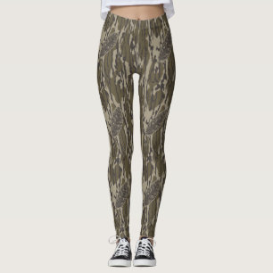 Legging Camuflagem Florestal de Camo de Penas Bottomland T