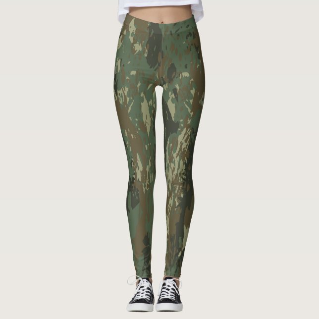 Legging camuflagem militar (Frente)
