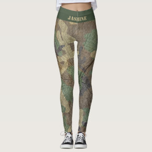 Legging Camuflagem Militar Caça e Pesca Impressão