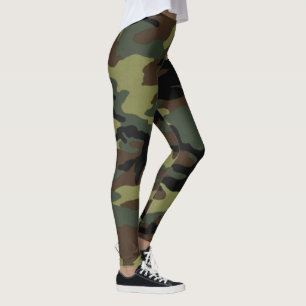 Legging Camuflagem Militar Personalizável e Bonita