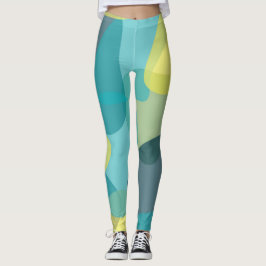 Legging Camuflagem, moderna, legal, moderna, geométrica ur