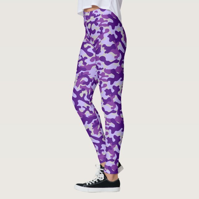 Legging Camuflagem Roxa (Esquerda)
