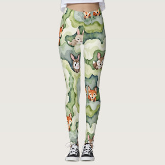 Legging Camuflagem Woodland, Raposa-Bebê