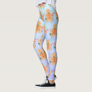 Legging Cana-doce de-doce de pão-de-Natal