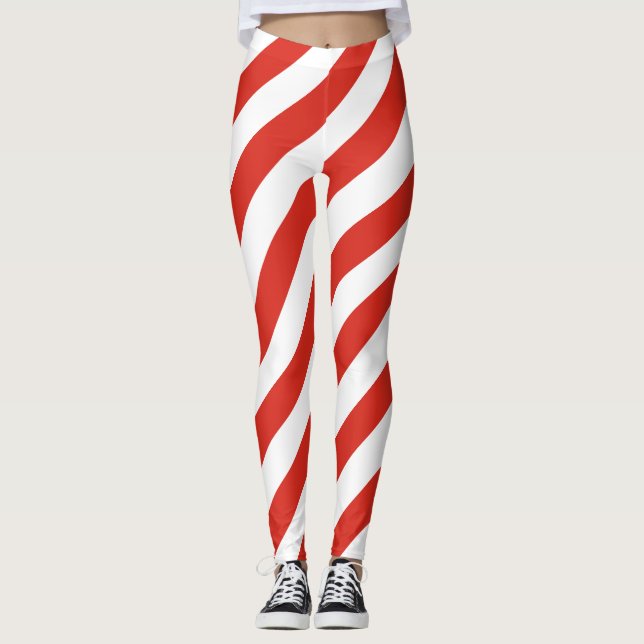 Legging Canadá - Cores de Bandeira Nacionais com Strike Di (Frente)