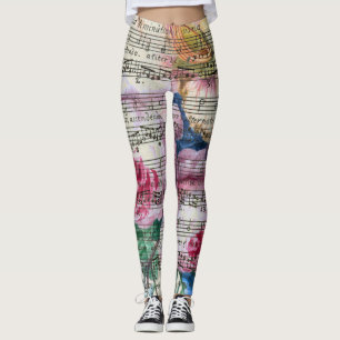 Legging Canções florais