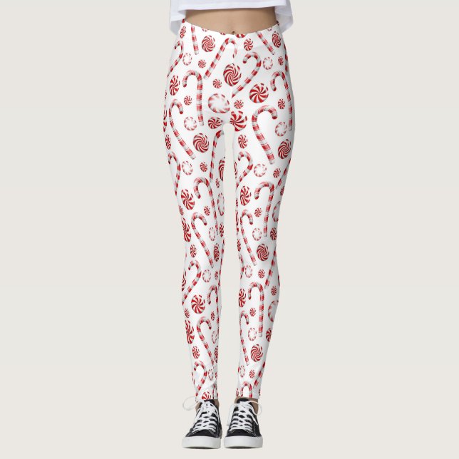 Legging Candy Cane Peppermint (Frente)