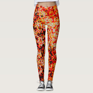 Legging Candy Corn Confetti