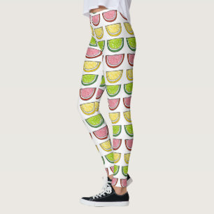 Legging Candy Fruta Slice Lemon Limão Cereja Citrus Candie