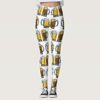 Legging Canecas de cerveja de cerveja