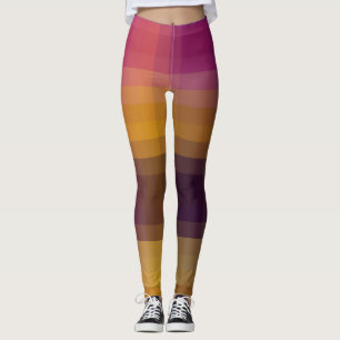 Legging Caneleiras abstratas coloridas