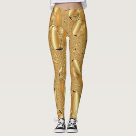Legging Caneleiras abstratas do design do escavador