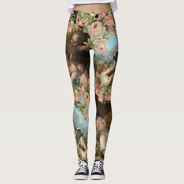 Legging Caneleiras angels cherubins arte of Tapar (Frente)