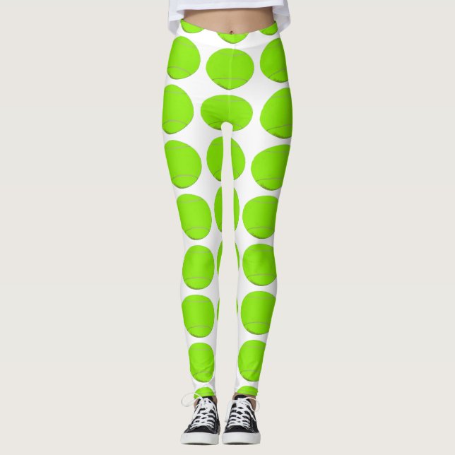 Legging Caneleiras bestselling da bola de tênis (Frente)