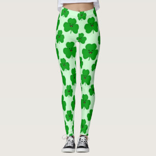 Legging Caneleiras bonitos do dia de St Patrick feliz do