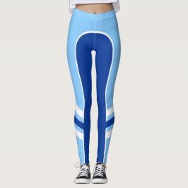 Legging Caneleiras brilhantes 2 da banda lateral da cor