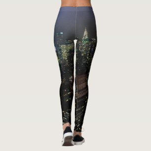 Legging Caneleiras chiques da "arquitectura da cidade" da