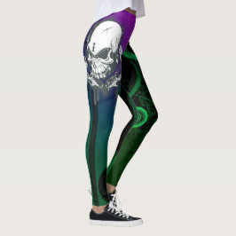 Legging Caneleiras coloridas abstratas originais com