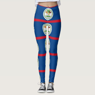 Legging Caneleiras com a bandeira de Belize