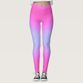 Legging Caneleiras cor-de-rosa & azuis