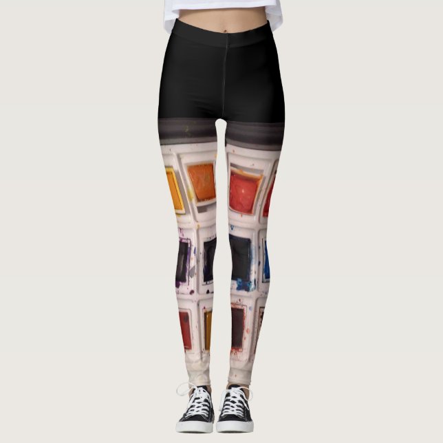 Legging Caneleiras da aguarela (Frente)