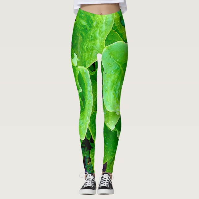 Legging Caneleiras da alface (Frente)