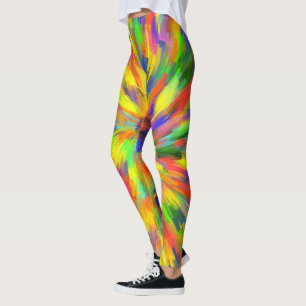 Legging Caneleiras da arte abstracta 168