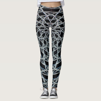 Legging Caneleiras da arte abstracta com teste padrão