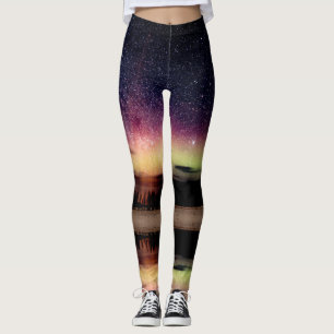 Legging Caneleiras da aurora boreal de Borealis da Aurora