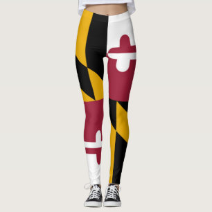 Legging Caneleiras da bandeira de Maryland