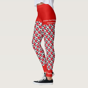Legging Caneleiras da bola de futebol da equipe com Shorts