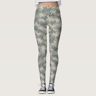 Legging Caneleiras da camuflagem de Digitas