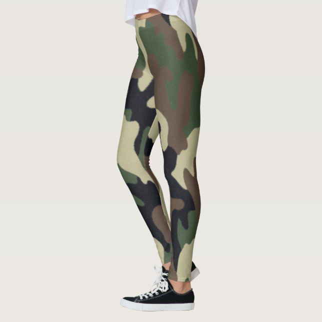 Legging Caneleiras da camuflagem do exército (Esquerda)