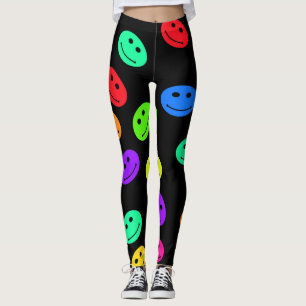 Legging Caneleiras da cara do sorriso